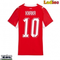 Switzerland Granit Xhaka #10 Replica Home Shirt Ladies World Cup 2026 Short Sleeve